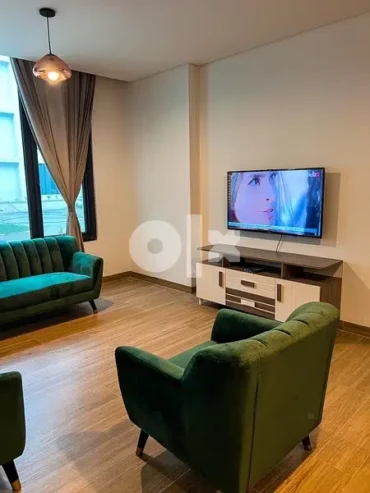 OMR 55 شقة 1 BHK غرفه وصاله بمنتجع ملينيوم السعادة