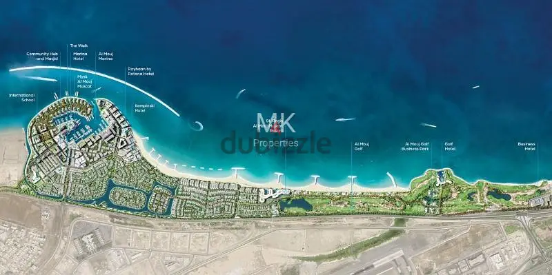 استثمار/ارض سکني للبیع/اطلاله البحرInvestment/Land for sale/sea View