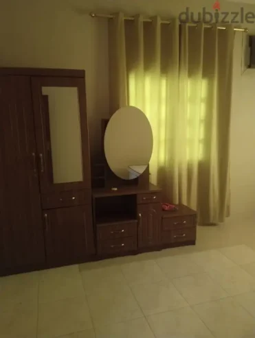 Room for Rent in Semi-Furnished Apartment – Prime Location in Salalah