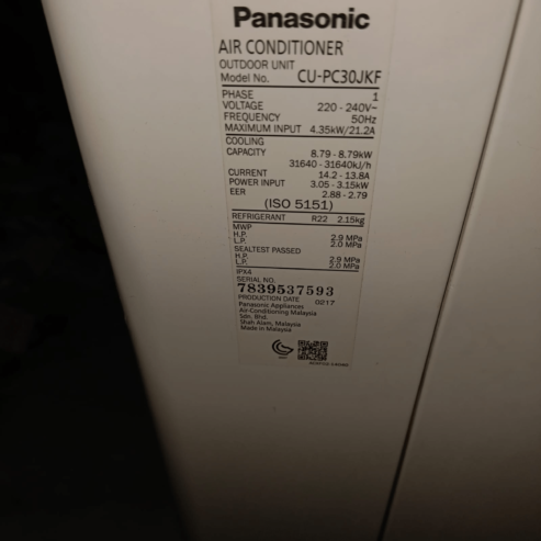 Panasonic A/C For Sell 5 Unit